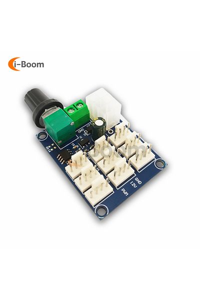 Aideepen Multi-Channel Fan Motor Speed Controller PWM Speed Governor 12V 2A For PC Computer chassis fan