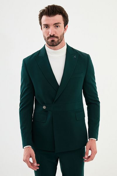 Mcr Pointed Collar Suit Set