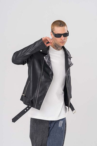 go gang own Кожено яке с цип