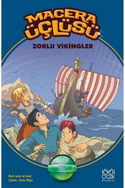 Karma Kitaplar Adventure Triple - Challenging Vikings 1001 Flower Books Book