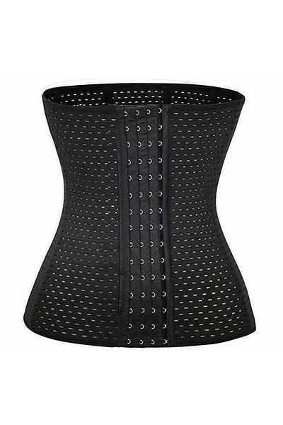 femmefinesse Black Color Postpartum Comfortable Recovery and Supporting Breathable Maternity Waist Corset