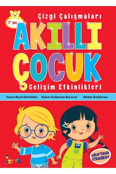 Bıcırık Yayınları Line Works - Smart Children's Bıcırık Publishing Book (with Protection Bag)