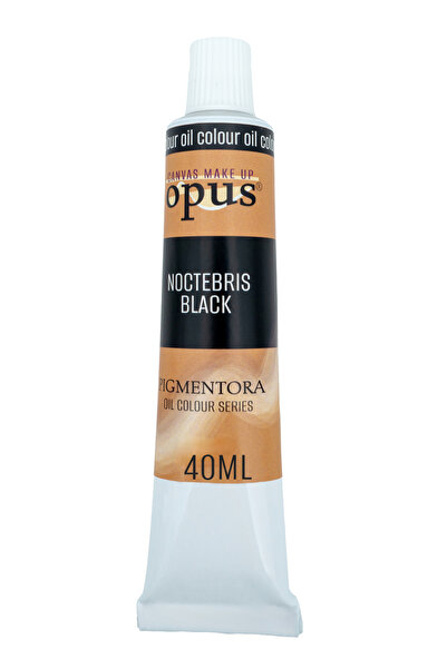 OPUS Yağlı Boya 40ml Gece Siyahı Noctebris Black Pigmentora Oil Colour