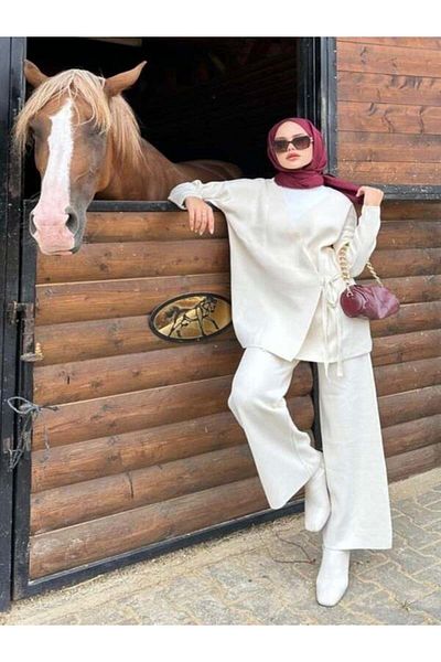 Kağanbutik Tie-Up Knitwear Set
