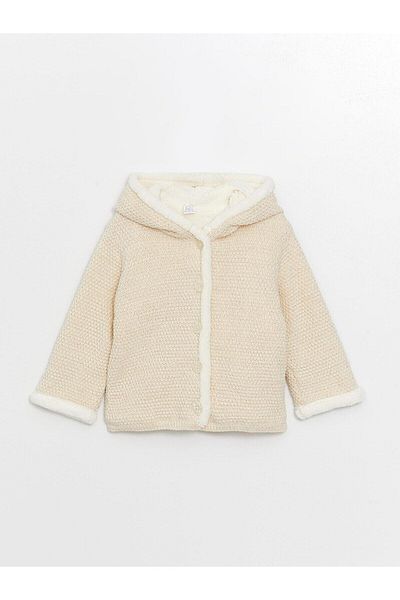 LC Waikiki Lcw Kids Hooded Knitwear Girl's Cardigan