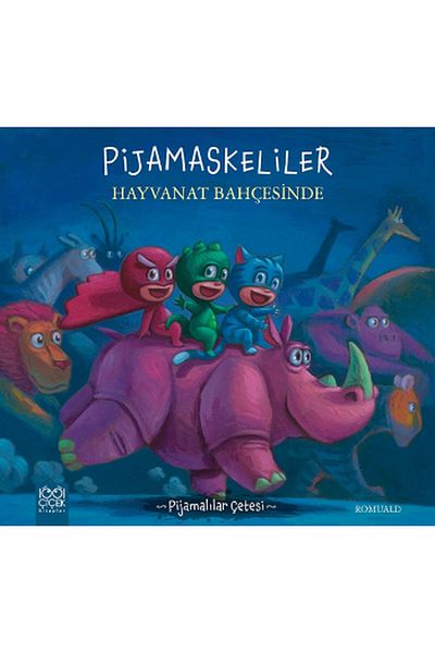 Karma Kitaplar Pyjamas Gang - Pijamaskeliler in Zoo 1001 Flower Books Book