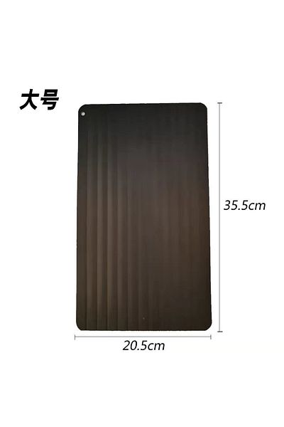 Choice L Large size 1pcs Aluminum Alloy Rapid Defrosting Tray Quick Thawing Cold Steak Fish Fruit Meat Food