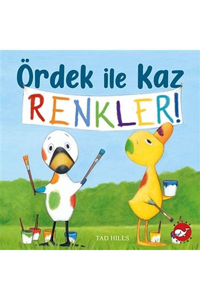 Nan Kitap Goose Colors with Duck! White Whale Publications Book (with Protection Bag)