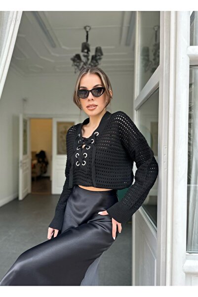 Jose Clothing Jorens Ajurlu Oversize Kesim Uzun Kollu Triko Kazak