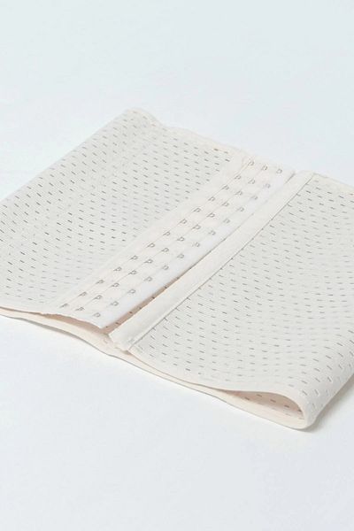 femmefinesse Nude Colored Postpartum Comfortable Recovery and Supporting Breathable Maternity Waist Corset