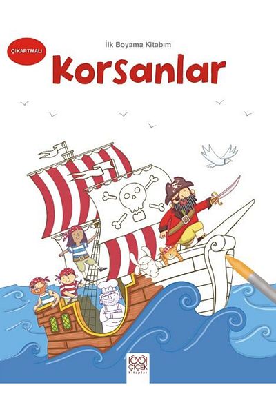 Karma Kitaplar My First Coloring Book - Pirates 1001 Floral Books Book