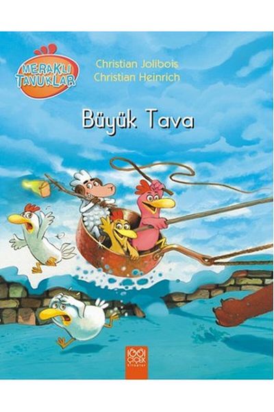 Karma Kitaplar Curious Hens - Big Frypan 1001 Flower Books Book