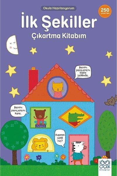 Karma Kitaplar My First Shapes Sticker Book- 250 Stickers 1001 Flower Books Book