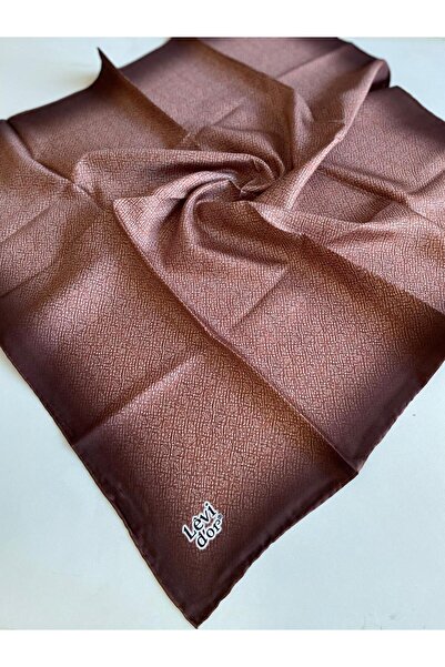 Levidor وشاح تيفيل الحريري 4043 - 2 نمط مختلط باللون العنابي