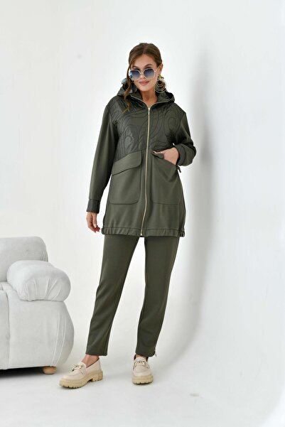 FTZ WOMEN Kadın Kapitone Takım Haki 30941