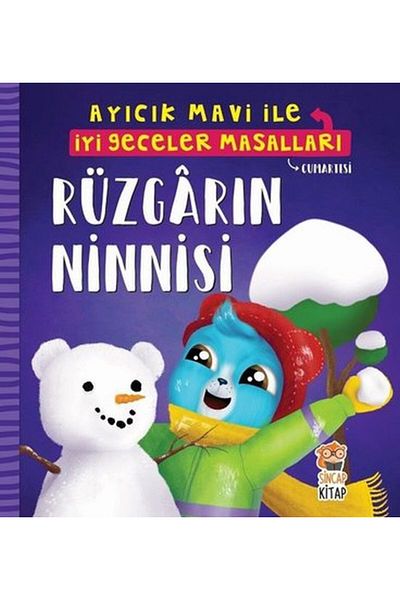 Karma Kitaplar Lullaby of the Wind - Good Night Tales with Teddy Bear Blue Squirrel Book