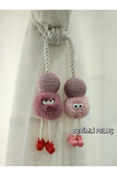 Akcan Pembe Renk Sevimli Peluş Uzun Braçol