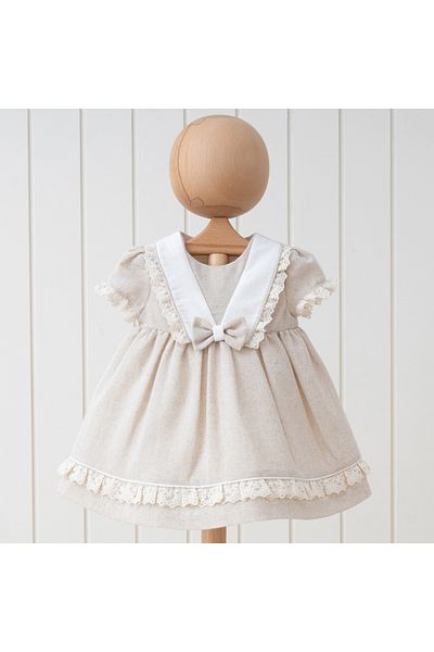 Mymio Bow Linen Dress