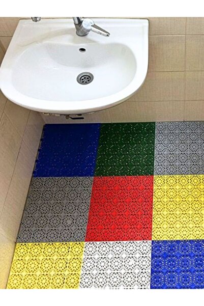 MR MİLREY Plastic Floor Tiles - 9 Pieces - 30 Cm X 30 Cm Sizes