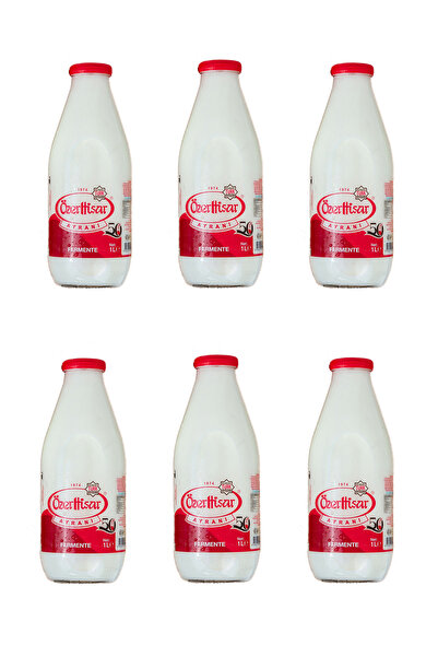 ÖzerHisar Cam Şişe Ayran / 1 Litre / 6 ' Lı