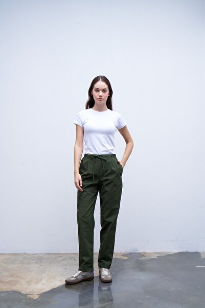 QANU Green Parachute Pants