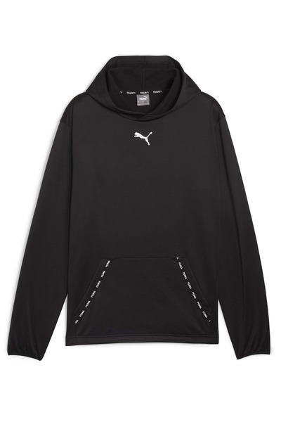 Puma 524935-01 FIT PWR Fleece Mikina s kapucí Pánská mikina s kapucí ČERNÁ