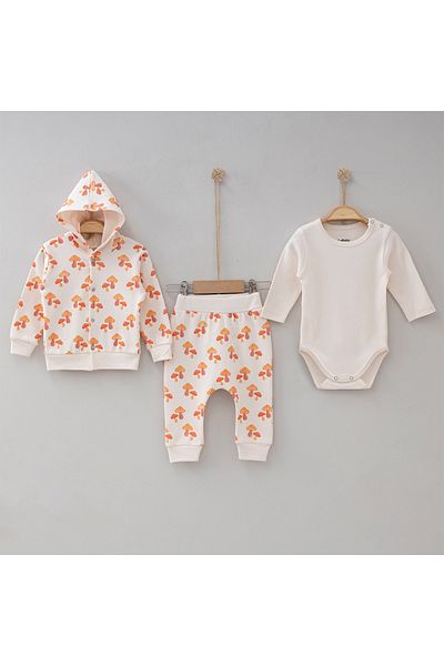 Lullaby Mushroom Hooded 3-Piece Set