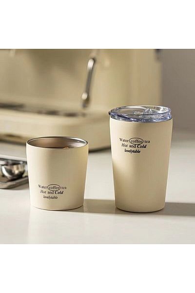 Choice YW-360ml 1 كوب قهوة كوري صغير محمول 240 / 360 مل من الفولاذ المقاوم للصدأ معزول بالفراغ ساخن وبارد