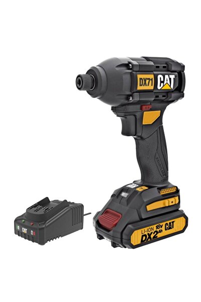 Cat DX71BC 18Volt 2.0Ah Li-ion Tek Akülü 215Nm Kömürsüz Profesyonel Şarjlı Da...