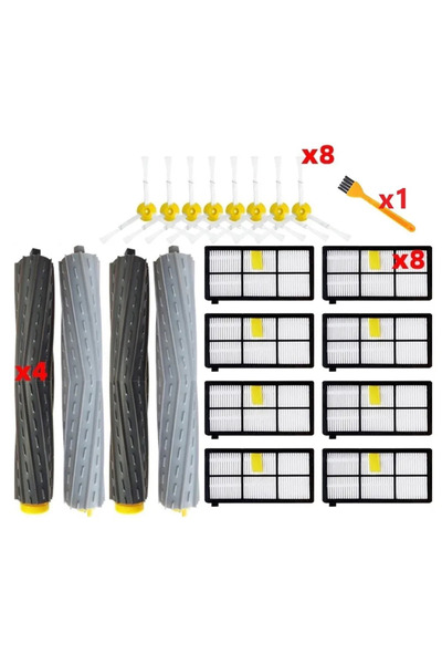 Choice6 Set 1 Main Side Brush Hepa Filter For IRobot Roomba 800 900 Series 86...