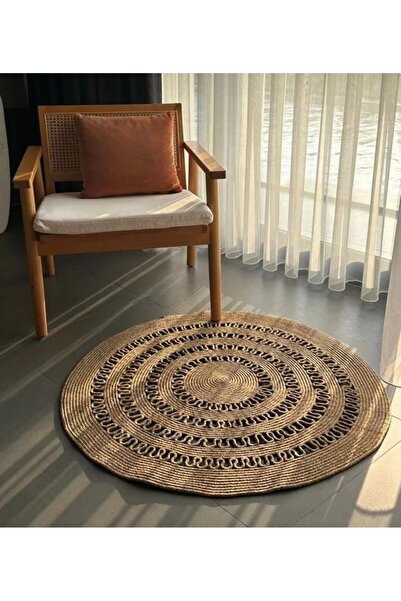 my doğa store hasır jüt halı el örgüsü halı kilim yıkanabilir çift taraflı yu...