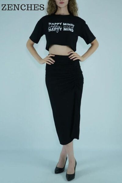 ZENCHES Crop T-Shirt