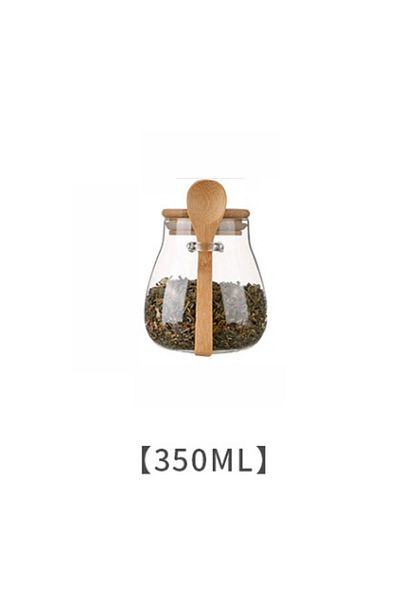 Choice 350ml Hermetic Containers For Food Storage Pots Glass Jar With Lid Sealed Container Sugar And Tea Ca