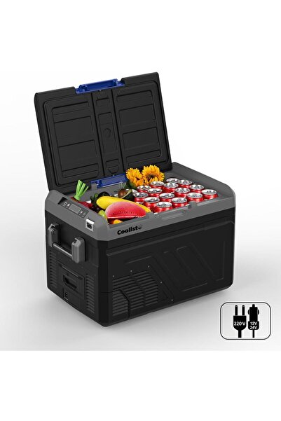 Coolist CLK40 12/24Volt/220Volt 40 Litre Kompresörlü Oto Buzdolabı/Dondurucu