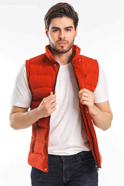 Slazenger Ανδρικό γιλέκο Zula ST21YE010-760 Πλακάκι