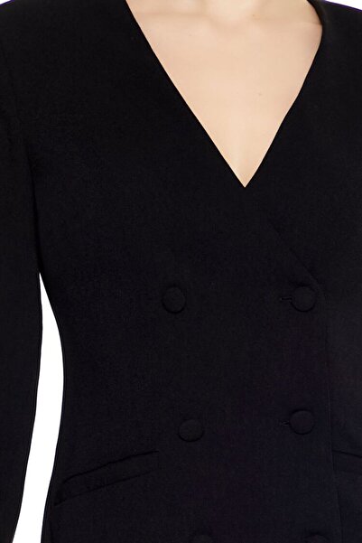 Forever 21 Kruvaze Blazer Mini Elbise