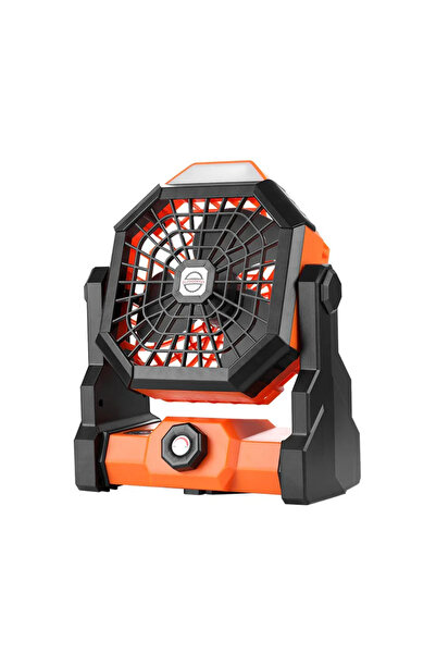 Choice USB-Orange 2024 New 7800 mA High-Capacity Portable Fan Rechargeable De...