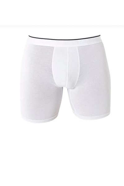 Gutiero Arma Cotton Lycra Long Legs Ανδρικά Λευκά Μπόξερ Πακέτο 10