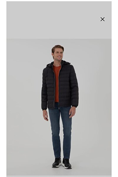 Pierre Cardin Goose Feather Fiber Mix Portable Hooded Sports Coat