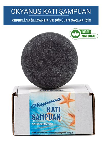 NaturaMisse Ocean Keratin Provitamin Repair Solid Shampoo - 2 Pieces for Oily Hair