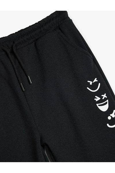 Koton Boy's Black Sweatpants - 5wkb40034tk