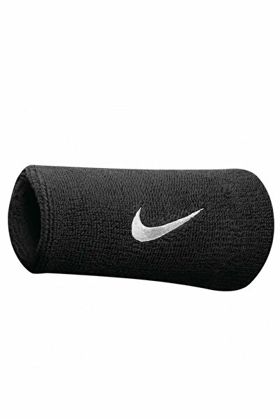 Nike Swoosh Doublewide Wristbands Unisex El Bilekliği N.NN.05.010.OS-Siyah