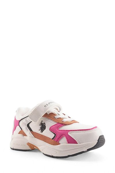 U.S. Polo Assn. Krenas 4Pr White Girls' Sneakers