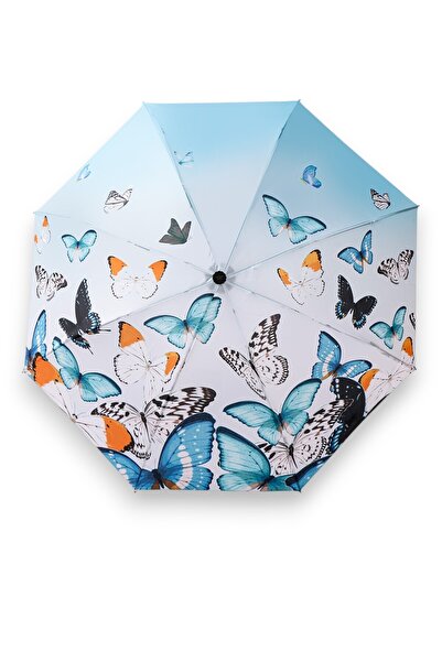 Bosile Kelebek Desenli Şemsiye