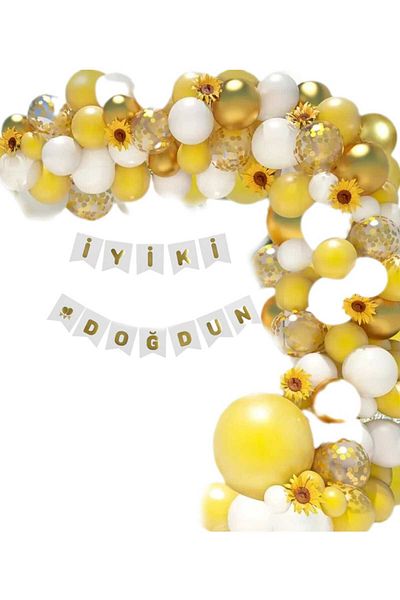CANSIN Gold Balloon Chain Set