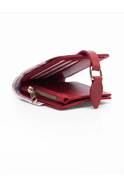 Byc polo B.Y.C. Polo Produced from Primary Quality Material Red Stylish Women's Wallet