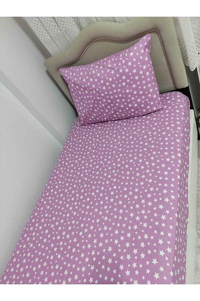 Mert Collection Çarşı Intermediate Size Single Elastic Sheet Set - 120X200 Star Pattern