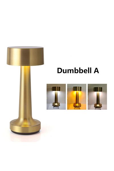 AVACOM Type A LED Table Light Metal Touch Desktop Decorative Lamp Rechargeable Night Lights For Bar Coffee
