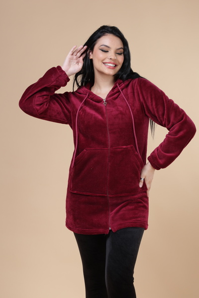 mervemoda Women's Ultrasoft Hooded 2-Piece Set