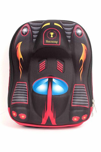 rekorsport Geantă de școală unisex model RS-0051 - 32x13x11, imprimată în relief, multicolor